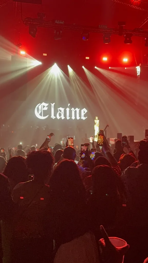 Elaine at Born in the Wild Tour